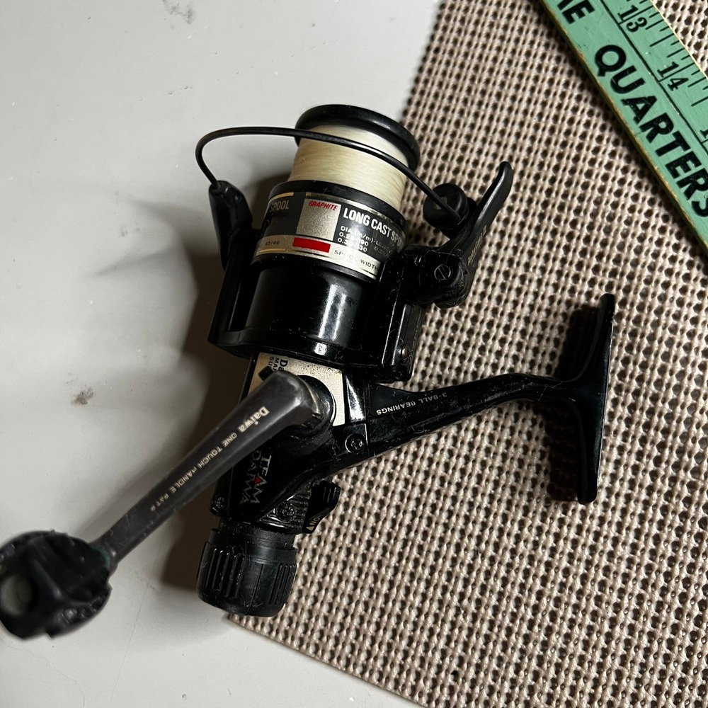 Team Daiwa TD1355H Spinning Reel Japan AutoCast II Graphite Long Cast Spool
